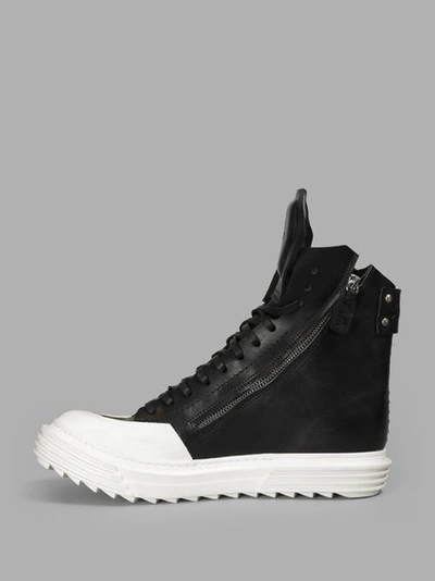 Shop Artselab Men's Black And White High Top Sneaker