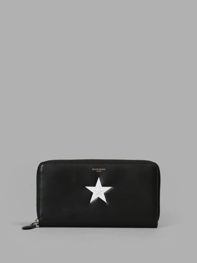 Givenchy Black Star Continental Wallet