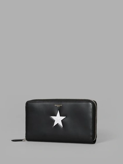 Shop Givenchy Black Star Continental Wallet