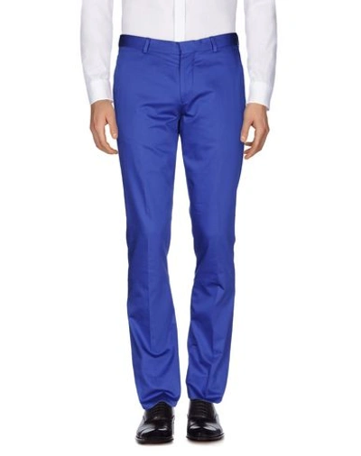 Ps By Paul Smith Casual Pants In Bright Blue