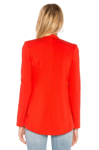 Shop Blaque Label Sculpted Blazer In Red