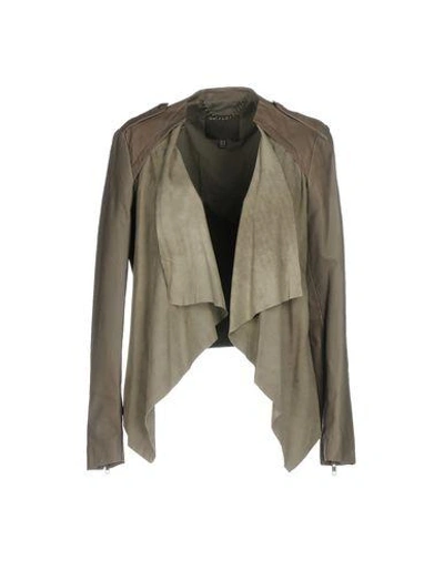 Shop Muubaa Jackets In Dove Grey