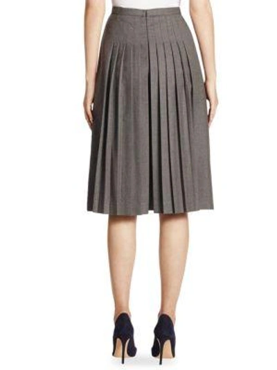 Shop Ralph Lauren Whitney Crop Culottes In Grey