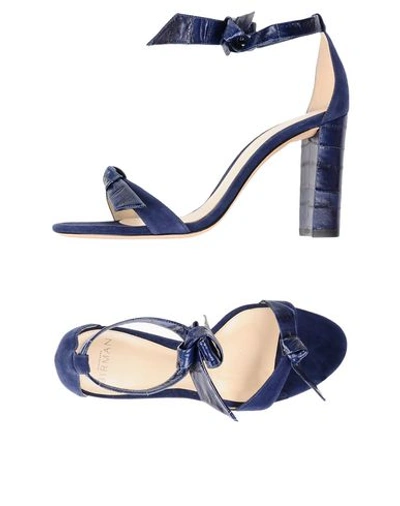 Alexandre Birman Sandals In Dark Blue