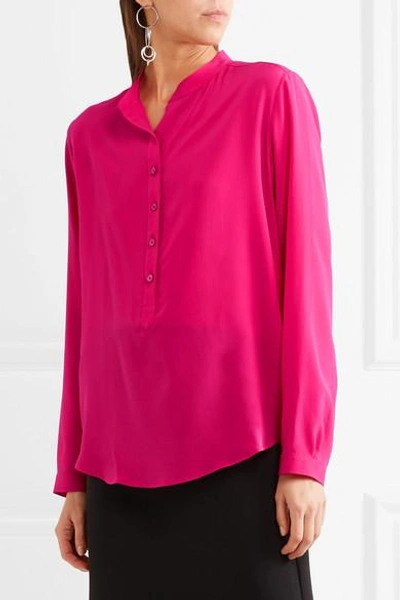 Shop Stella Mccartney Eva Silk Crepe De Chine Blouse