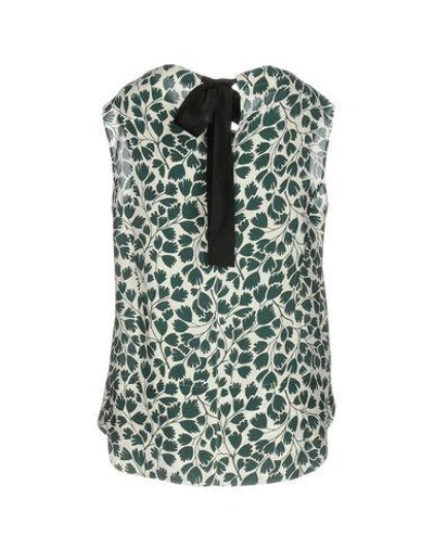 Shop Marni Tops In Green