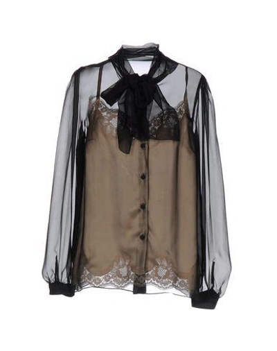 Dolce & Gabbana Woman Shirt Black Size 12 Silk