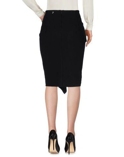 Shop Dondup 3/4 Length Skirts In Black