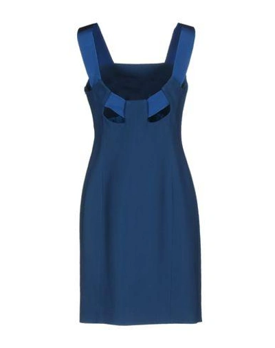 Shop Capucci Short Dresses In Pastel Blue