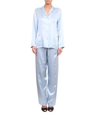 La Perla Pijama Essence Silk In Blu