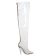 YEEZY Tubular PVC heeled knee-high boots