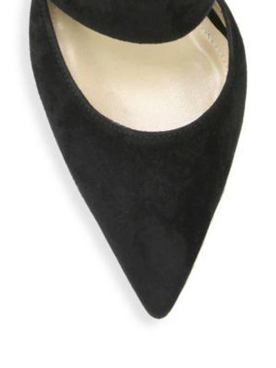 Shop Paul Andrew Durini Open Back Pumps In Black