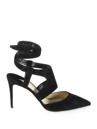 Shop Paul Andrew Durini Open Back Pumps In Black