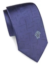 VERSACE PRINTED SILK TIE,0400093957032