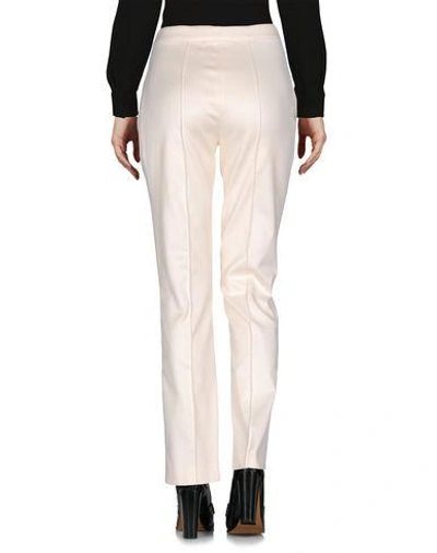 Shop Versace Casual Pants In Ivory