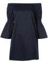 TIBI off the shoulder mini dress,DRYCLEANONLY