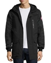 CANADA GOOSE SELWYN QUILTED PUFFER COAT, BLACK