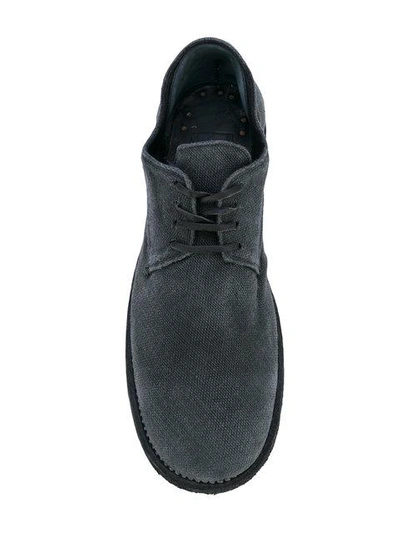 Shop Guidi Casual Derby Shoes In Grey