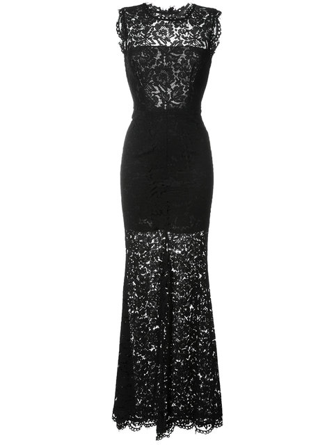 rachel zoe black lace dress