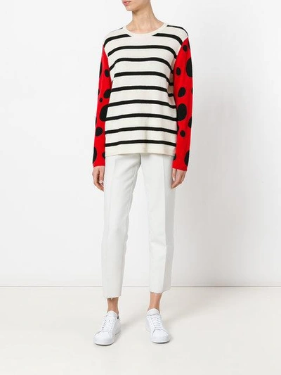Shop Chinti & Parker Cashmere Striped Sweater