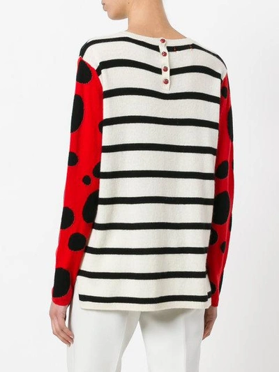 Shop Chinti & Parker Cashmere Striped Sweater