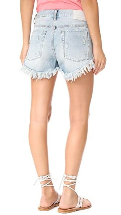 Shop One Teaspoon Brandos Shorts In Blue Hart