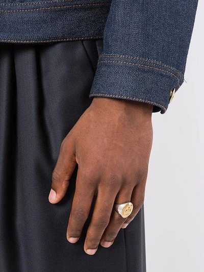 Shop Alexander Mcqueen Signet Ring