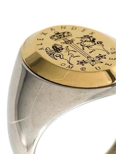 Shop Alexander Mcqueen Signet Ring