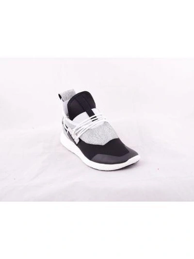 Shop Y-3 Elle Run Sneakers In Nero/bianco