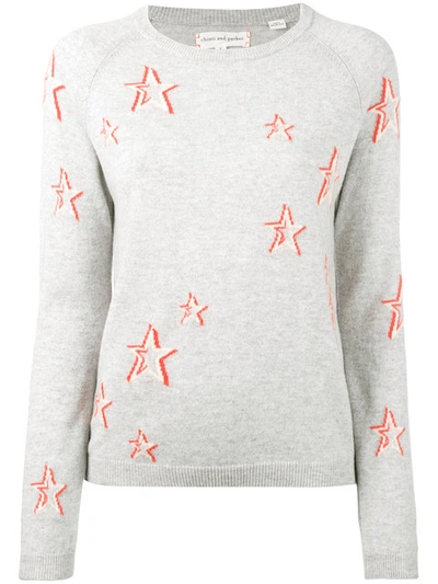 Chinti & Parker 3d Star Oversized Cashmere Sweater