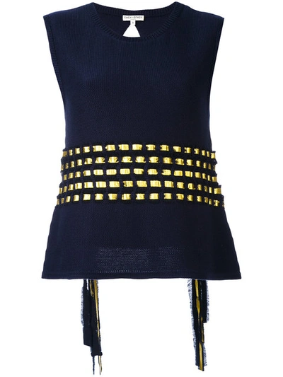 Each X Other - Knit Open Back Ribbon Top | ModeSens