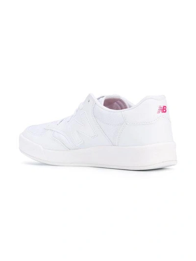 Shop New Balance - 300 Canvas Sneakers  In White