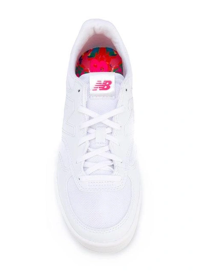 Shop New Balance - 300 Canvas Sneakers  In White