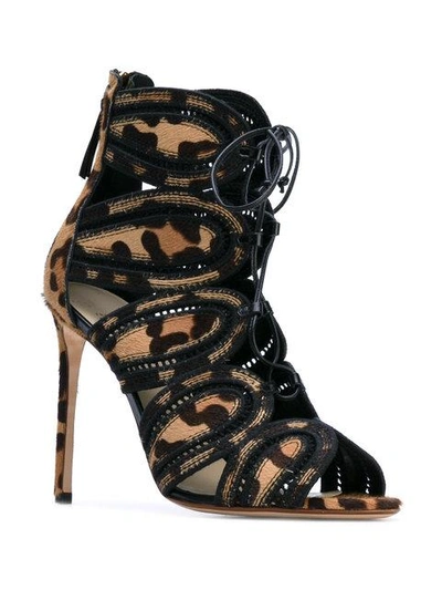 Shop Francesco Russo Ankle Length Sandals In Black