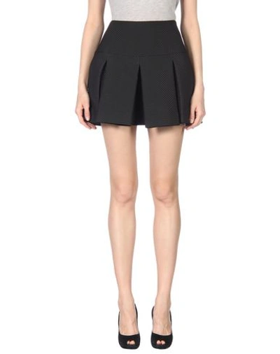 Jill Stuart Mini Skirt In Black