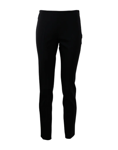 Shop Michael Kors Stretch Pebble Side Zip Pant In Black