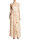 BADGLEY MISCHKA Cutout Floral Dress