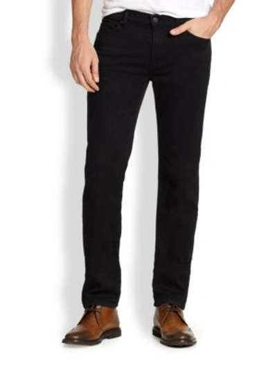 7 For All Mankind Luxe Performance Slimmy Slim Fit Jeans In Nightshade Black