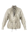 ISABEL MARANT "lux" Silver Jacket,VE061917E019I/SI