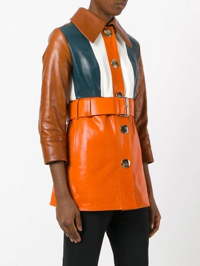 Shop Marni Jacke In Colour-block-optik - Mehrfarbig In Multicolour