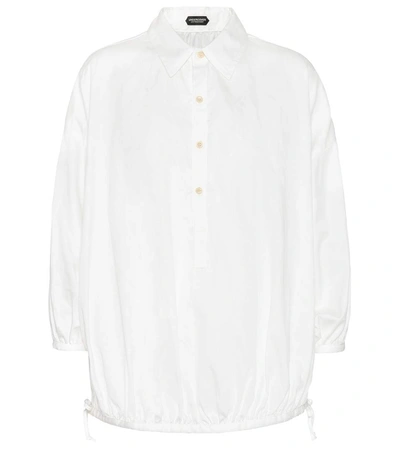 Undercover Cotton And Silk Shirt In A. White