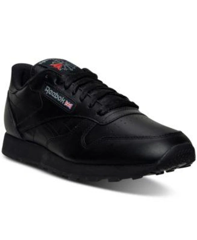 REEBOK MEN'S CLASSIC LEATHER CASUAL SNEAKERS FROM FINISH LINE 