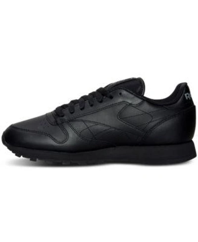 REEBOK MEN'S CLASSIC LEATHER CASUAL SNEAKERS FROM FINISH LINE 