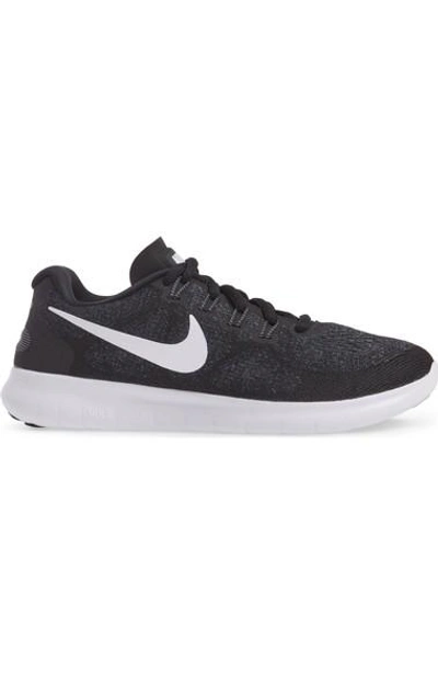 Shop Nike Free Rn 2 Running Shoe In Black/ White/ Grey/ Anthracite