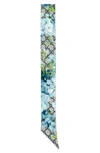 GUCCI GG Blooms Skinny Scarf