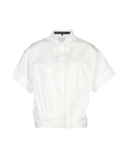Barbara Bui Solid Color Shirts & Blouses In White