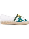 Elie Saab Star Patch Espadrilles In Neutrals