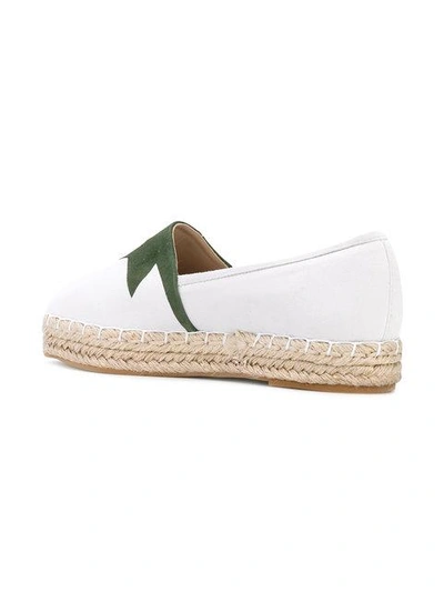 Shop Elie Saab Star Patch Espadrilles In Neutrals