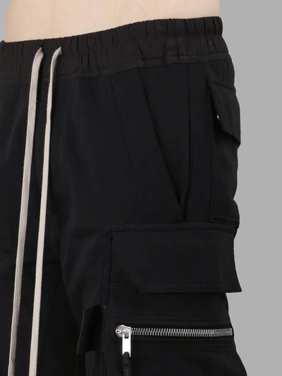 Shop Rick Owens Women's Black Cargo Jog Trousers