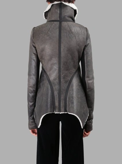 Shop Rick Owens Women's Grey Naska Biker